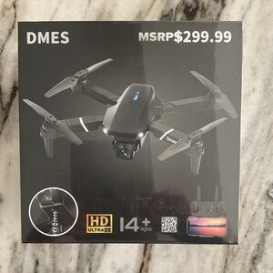DMES Black Drone with Camera